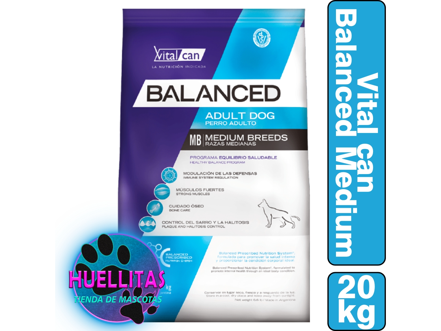 VitalCan Balanced Razas Medianas x20kg