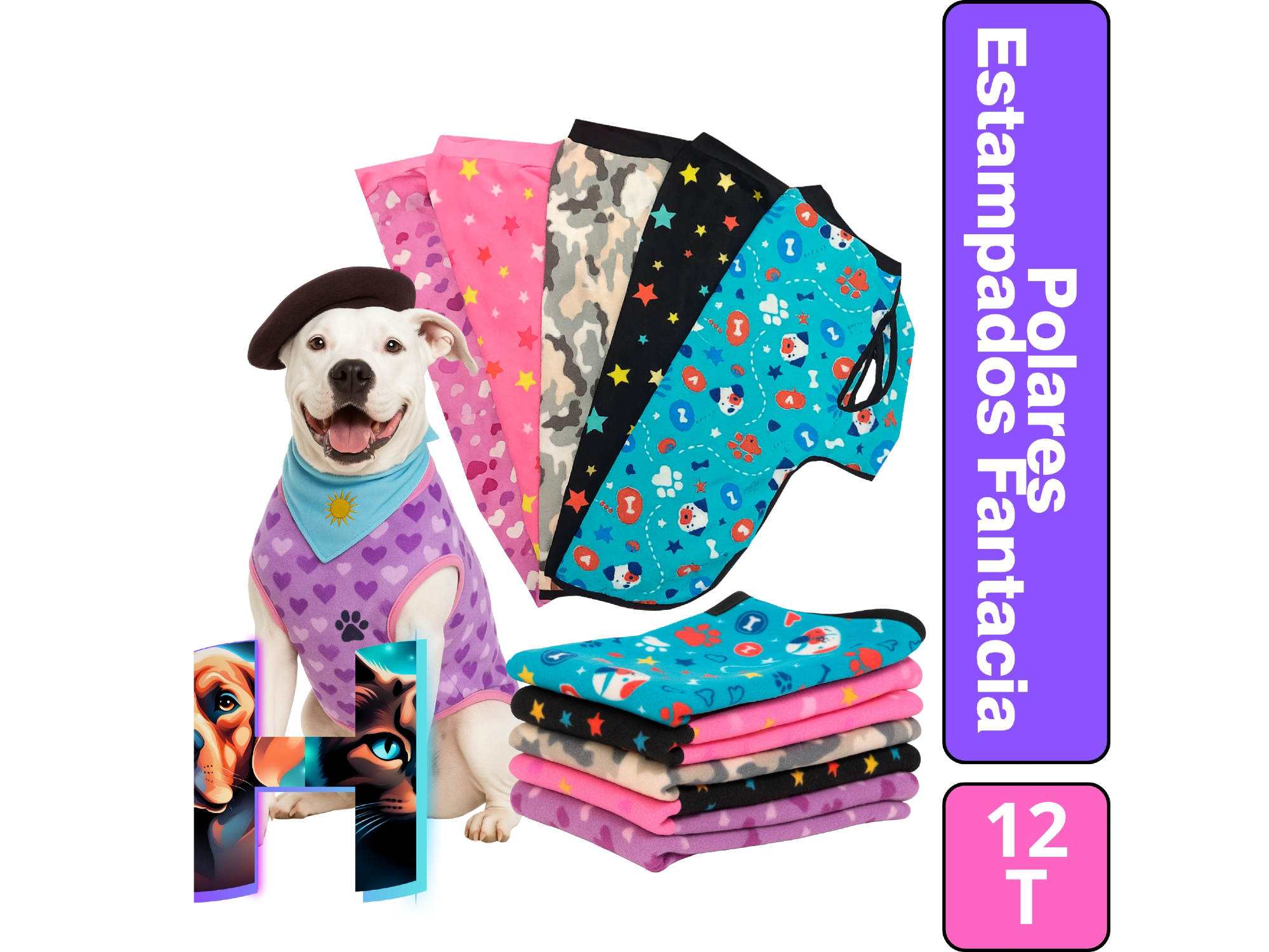 Polares Estampados Fantasía Todos los Talles