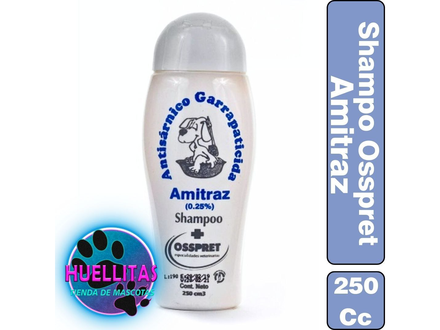 SHAMPOO OSSPRET AMITRIZ (ANTISARNICO)