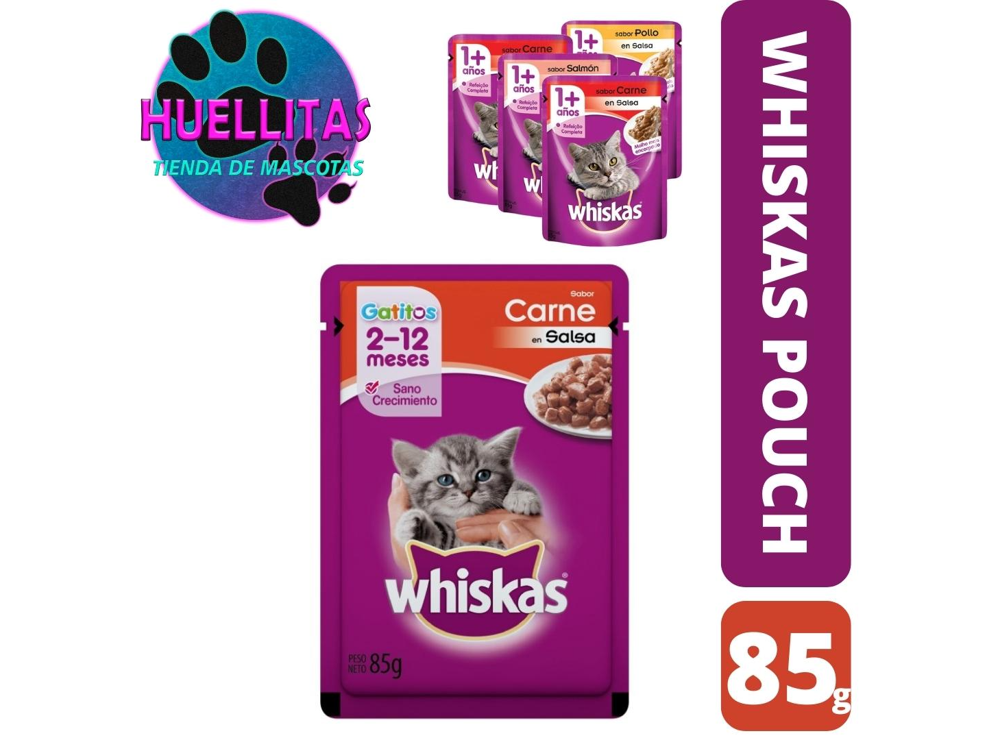 POUCH WHISKAS GATO 85gr