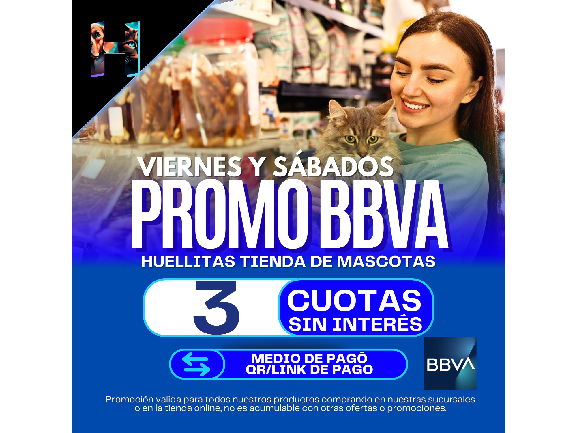 PROMO 3 CUOTAS SIN INTERÉS BBVA
