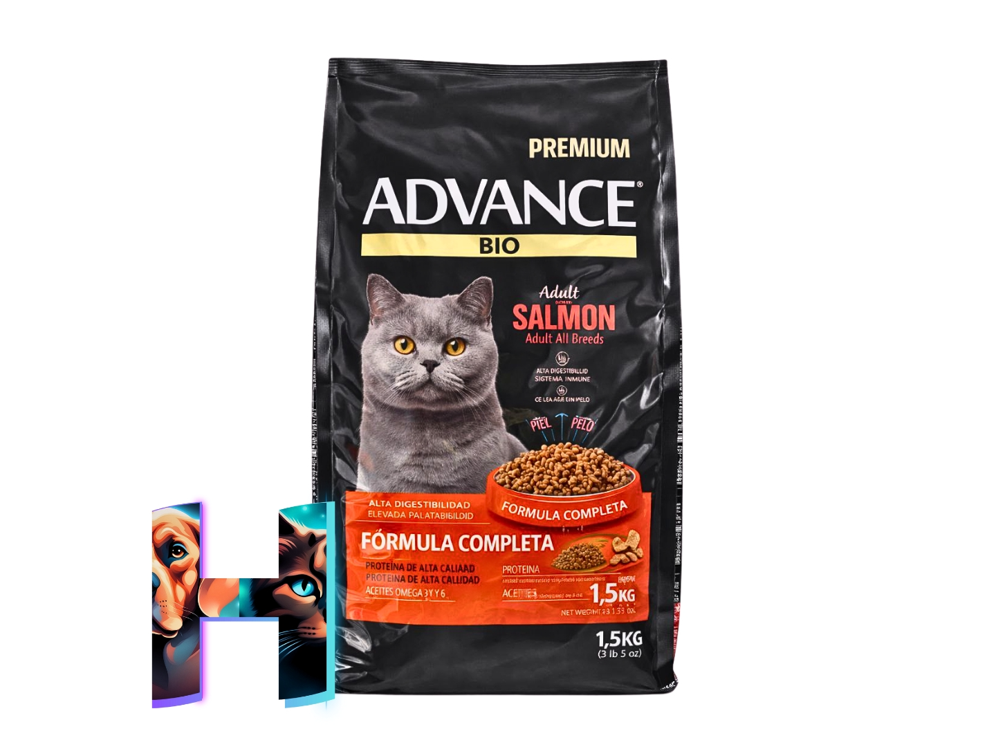 Advance Gato Adulto Salmón 1,5kg