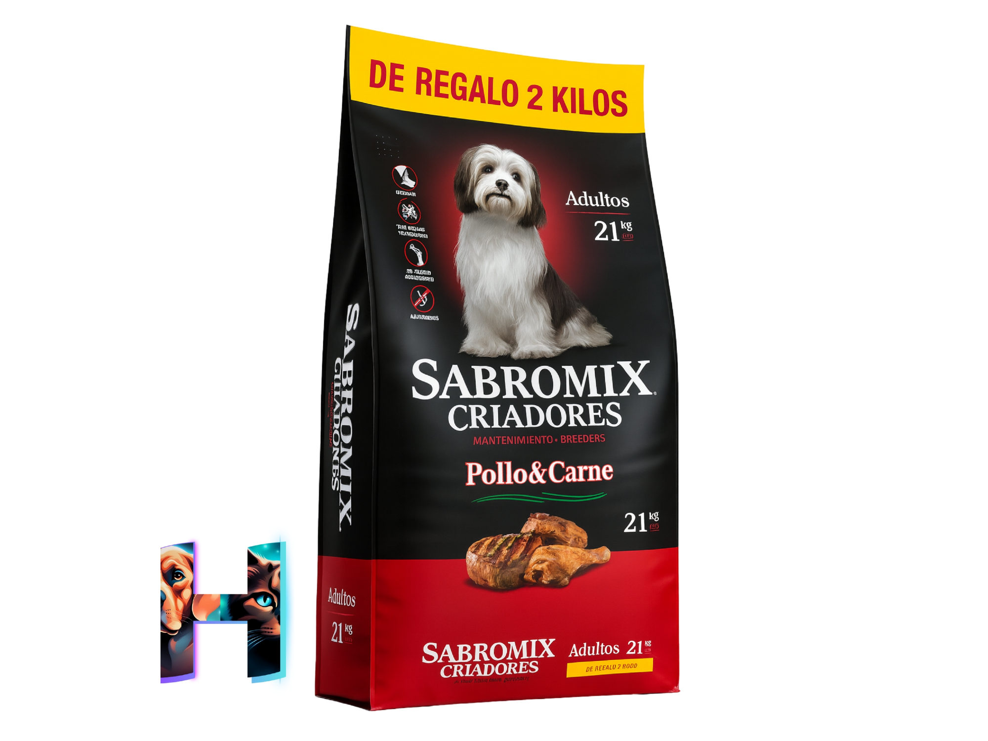Criadores Sabromix x 21kg + 2kg Gratis de Huellitas TM Moreno