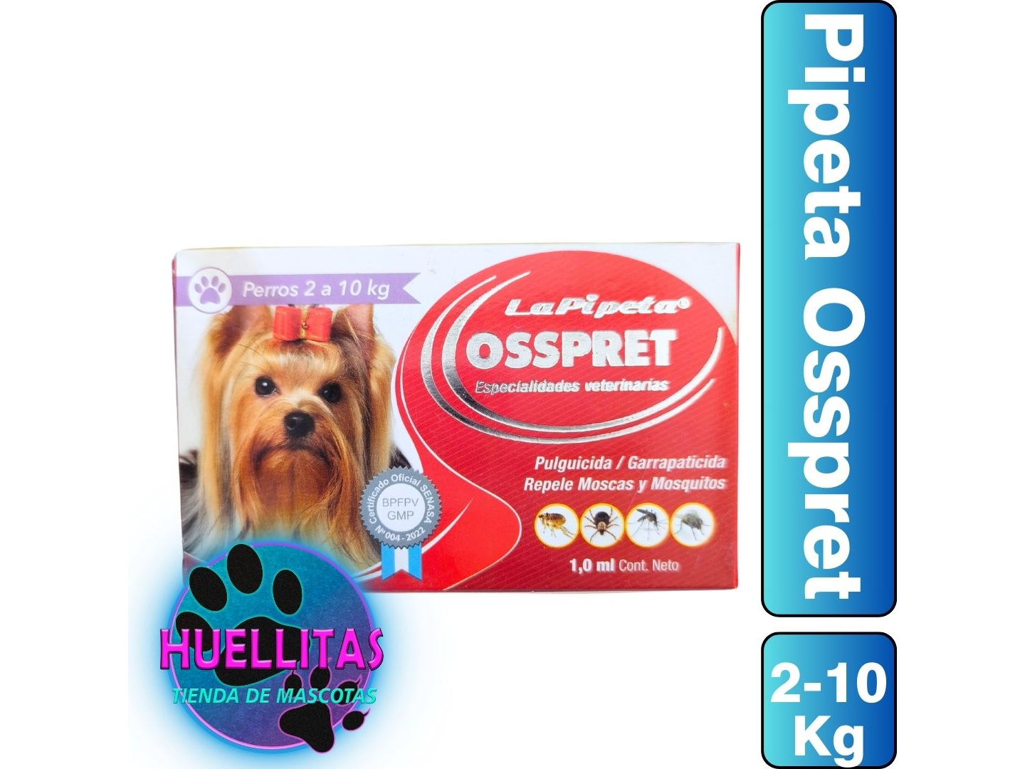 PIPETA OSSPRET PERRO 2 - 10 kg