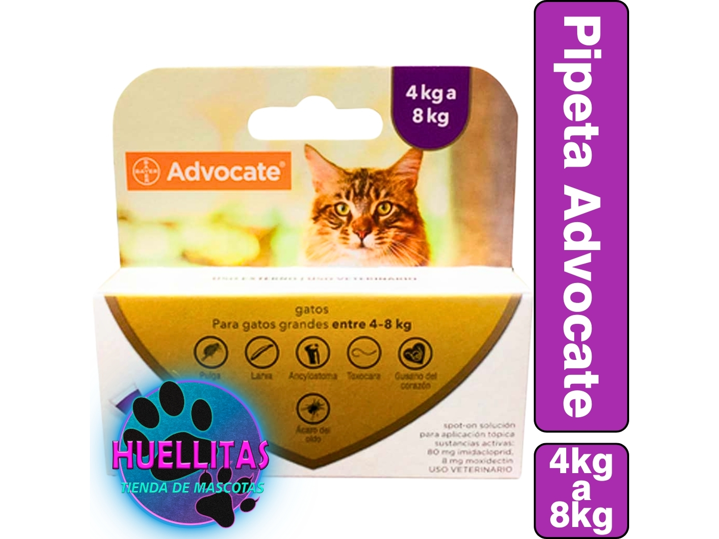 Advocate Gato Adulto de 4 a 8kg