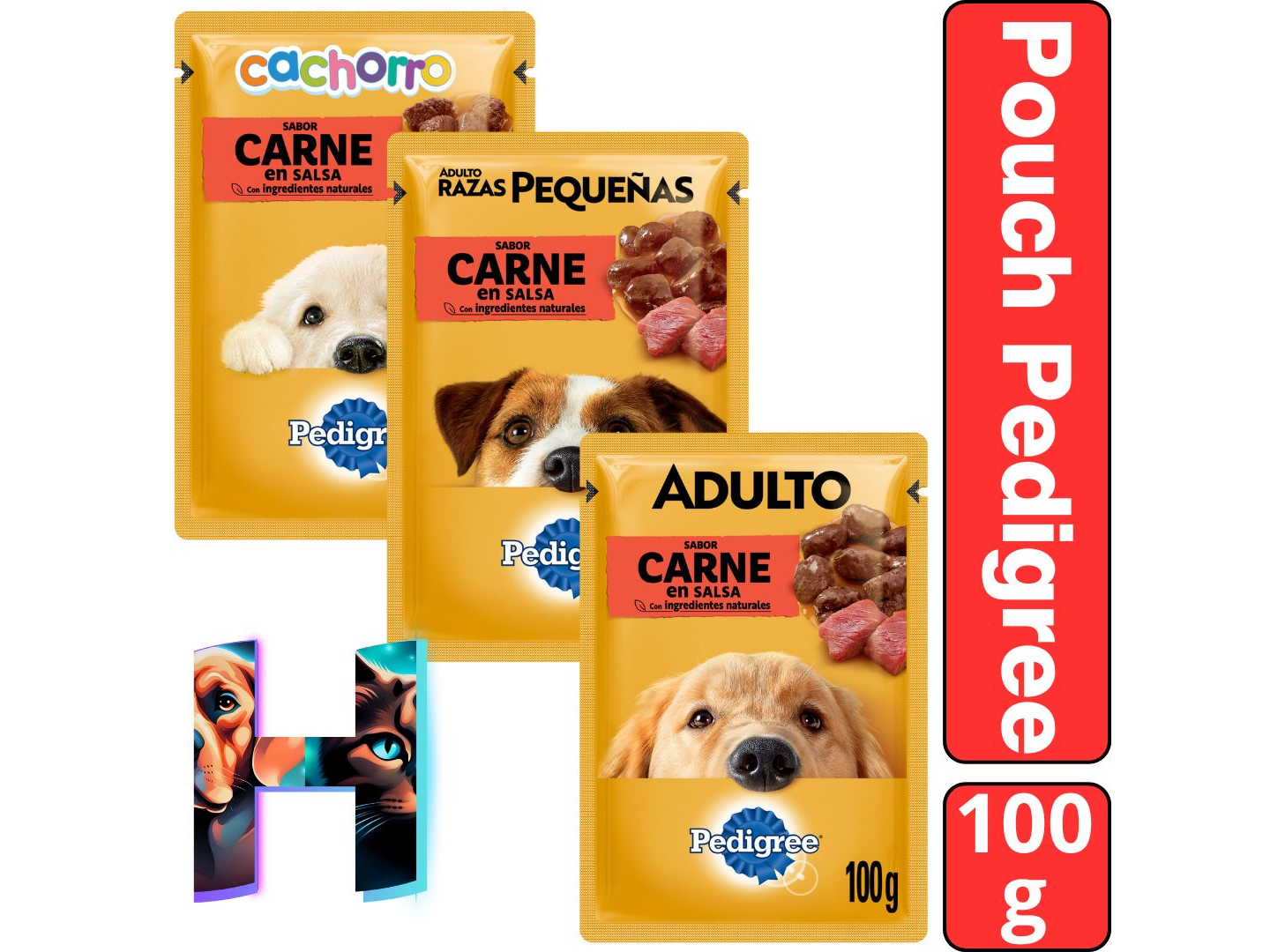 Pouch Pedigree Adulto  100g