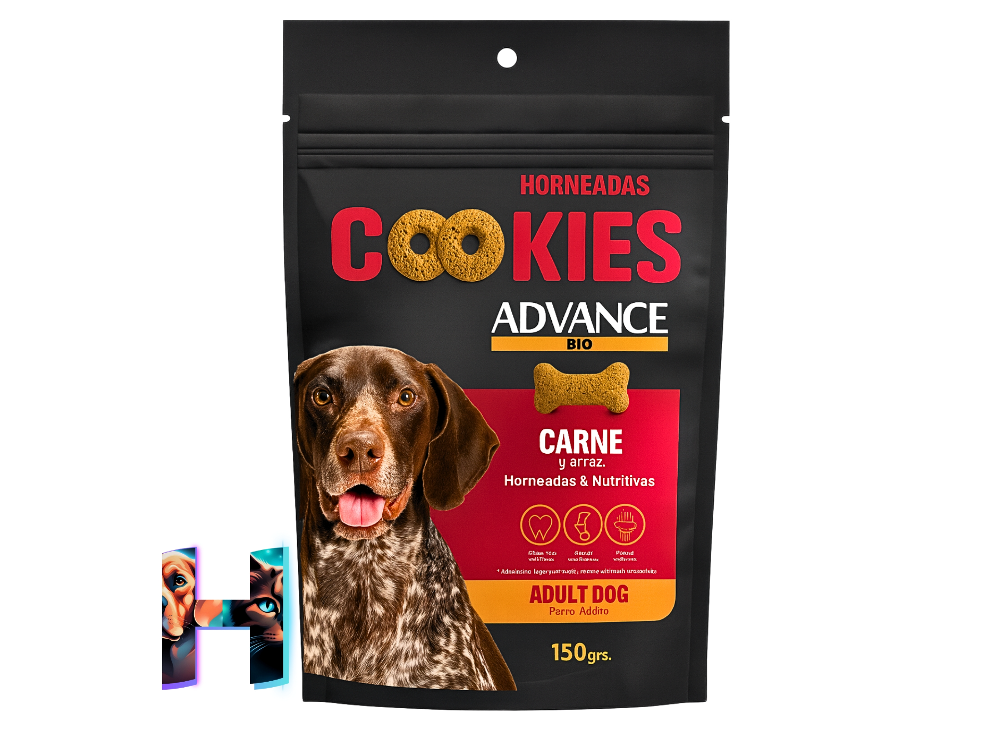 Cookies Advance Bio Carne y Arroz 150g