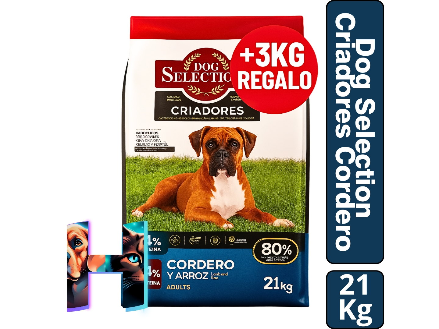 Dog Selection Criadores Cordero y Arroz 21kg