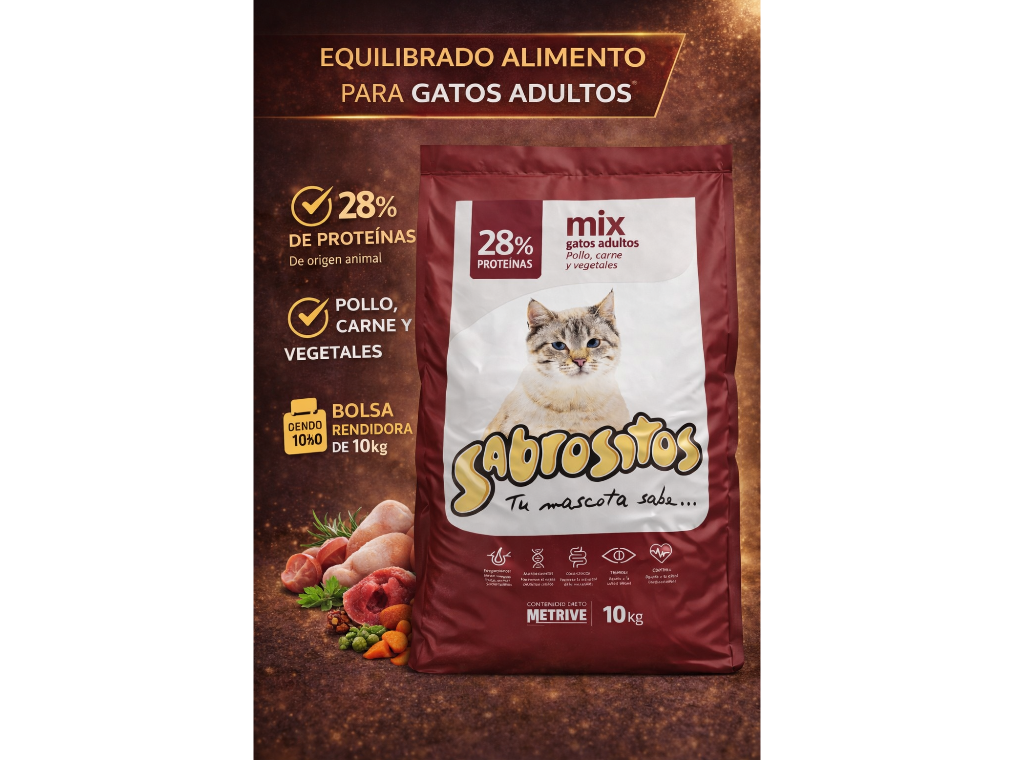 Sabrositos Gato Adulto 10kg