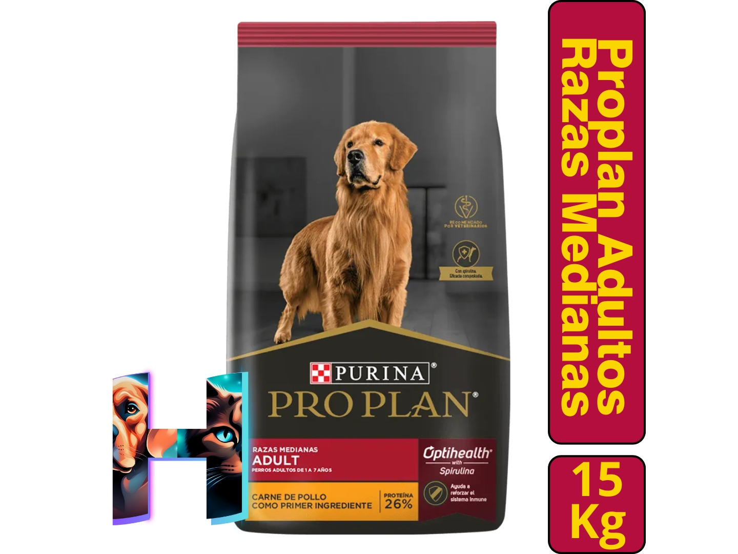 ProPlan Adulto Razas Medianas x15 Kg.