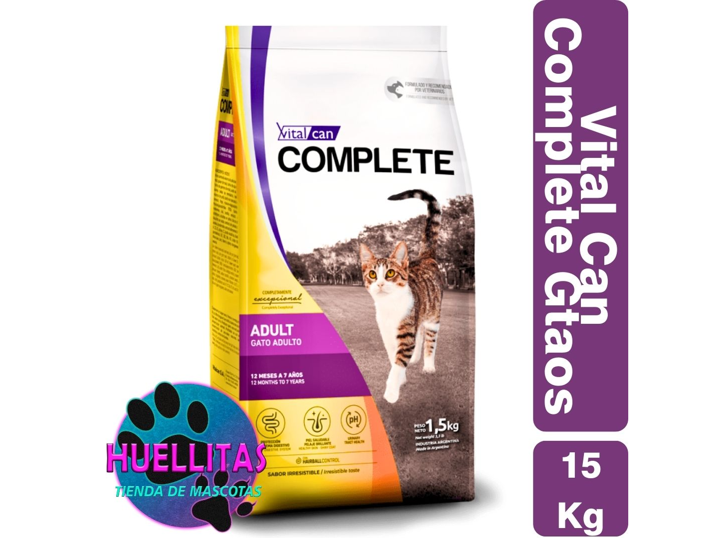 Vitalcan Complete Gato Adulto ×15 kg
