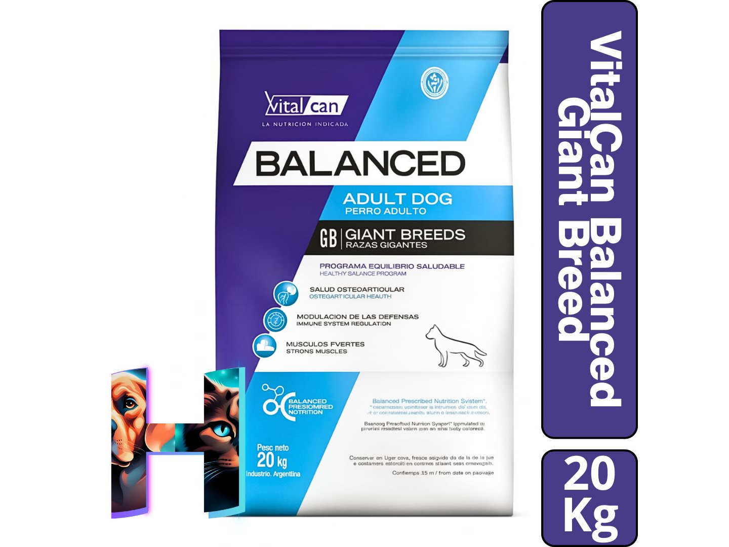 VitalCan Balanced Razas Gigantes x20Kg
