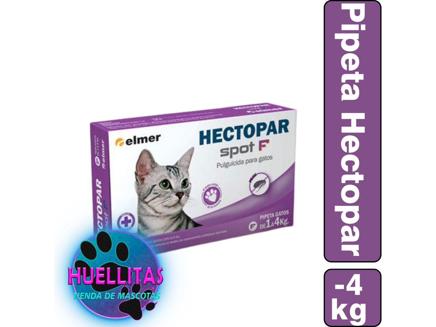 PIPETA HECTOPAR GATO HASTA 4KG