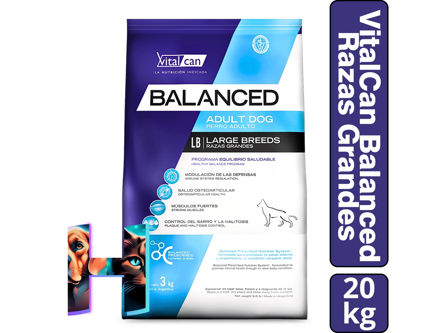 VitalCan Balanced Razas Grandes x20Kg