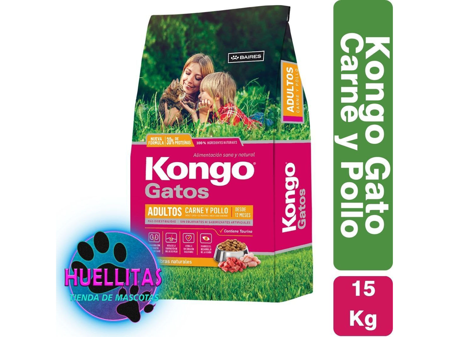 Kongo Adulto Carne y Pollo x15kg