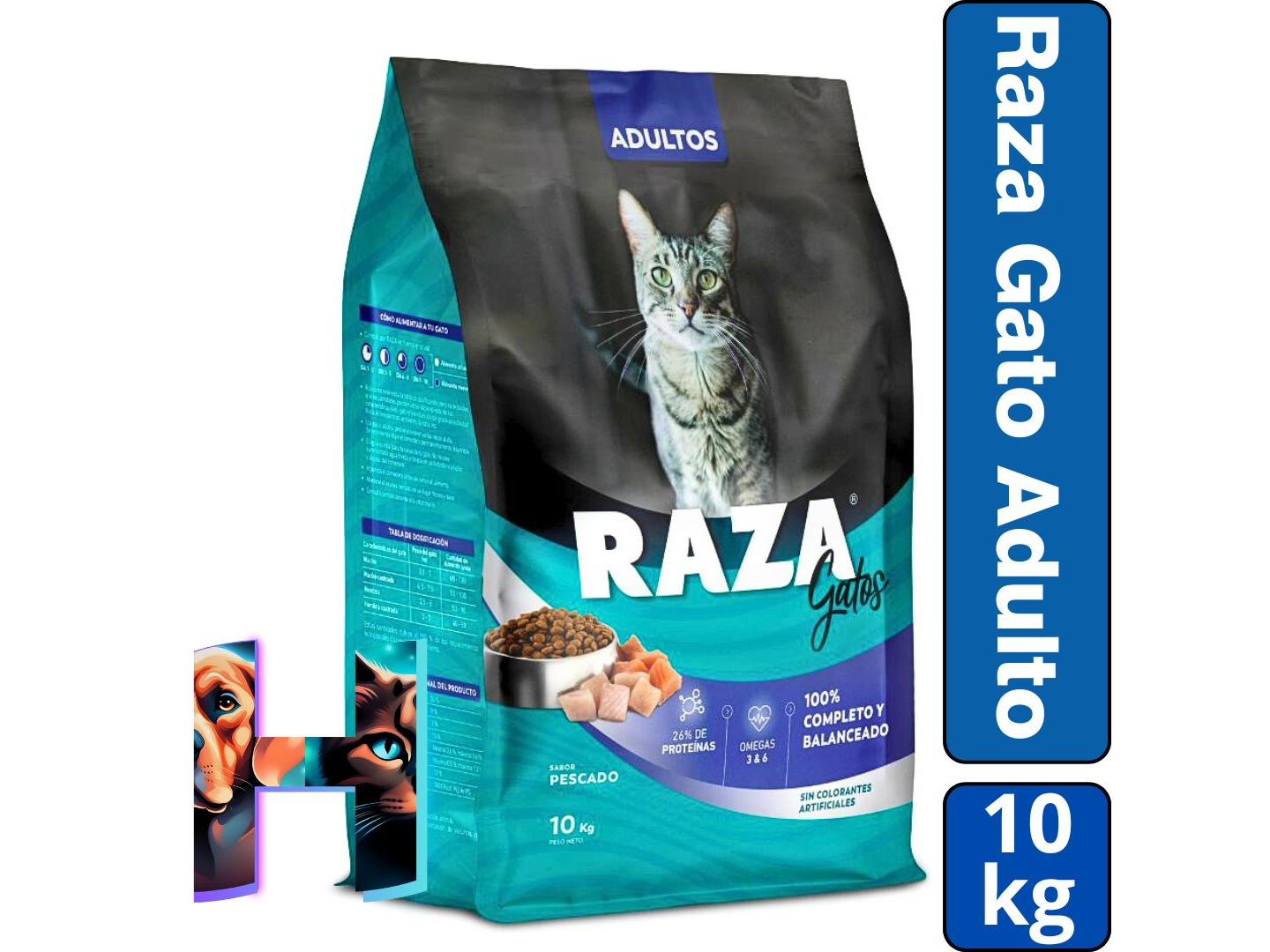 Raza Gato Pescado x10Kg