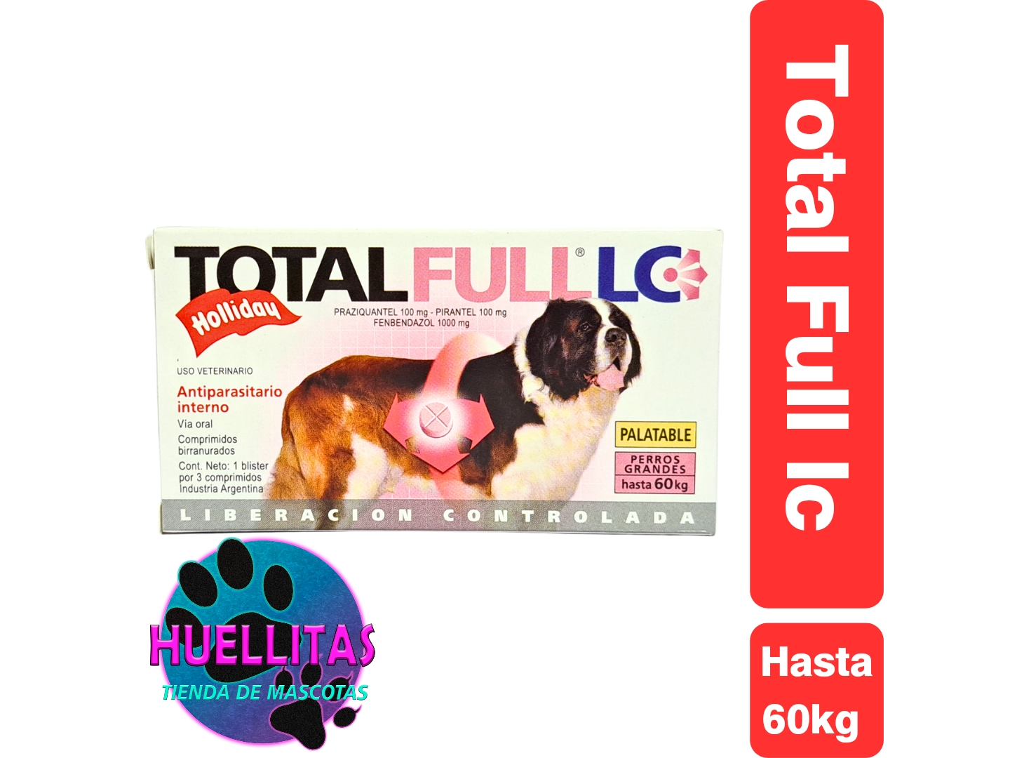TOTAL FULL Antiparasitario Interno ×60KG