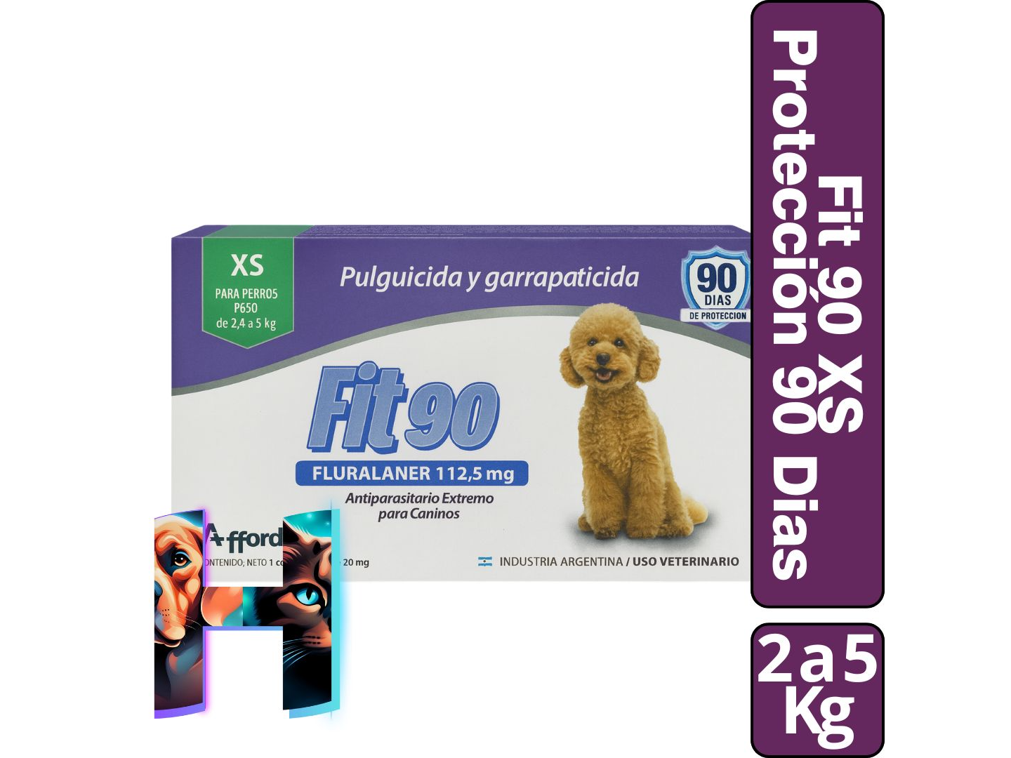 Fit 90 - 2 a 4,5kg Protección (90 Días) Comprimidos