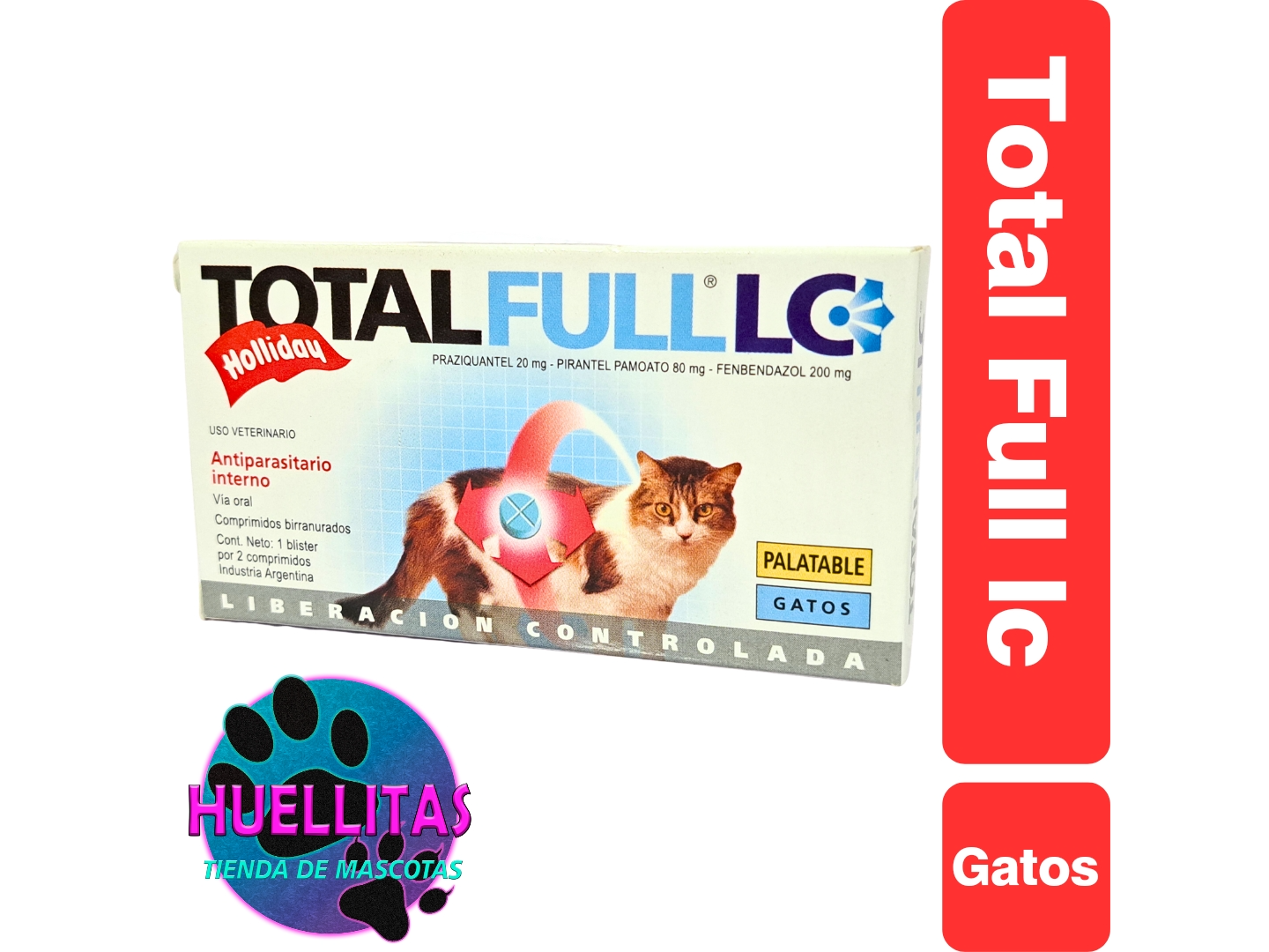 TOTAL FULL Gato Antiparasitario Interno comp.