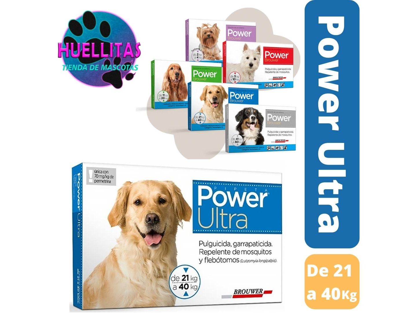 PIPETA POWER ULTRA PERRO 21 - 40 kg