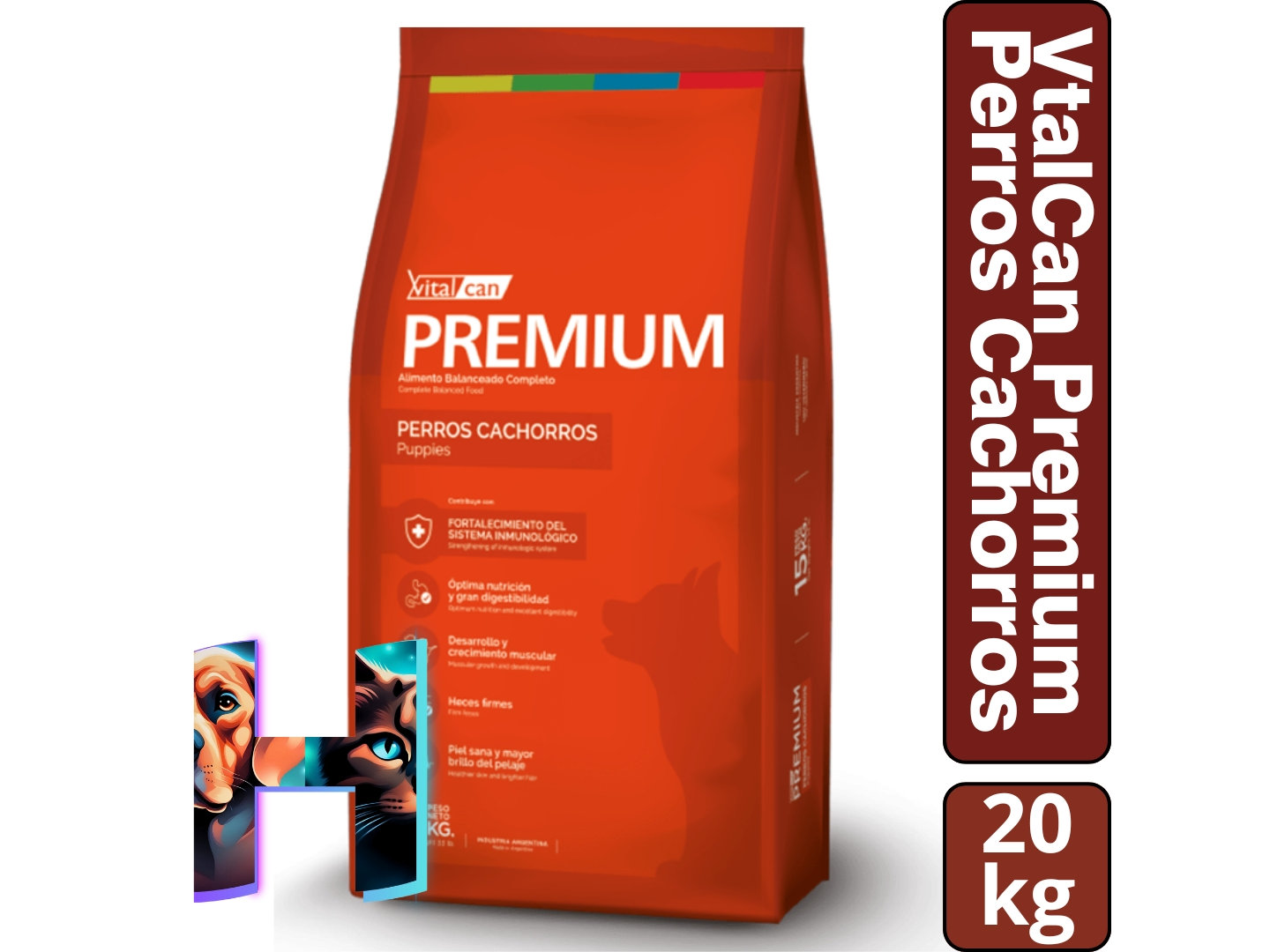 Vitalcan Premium cachorro × 20 Kg.