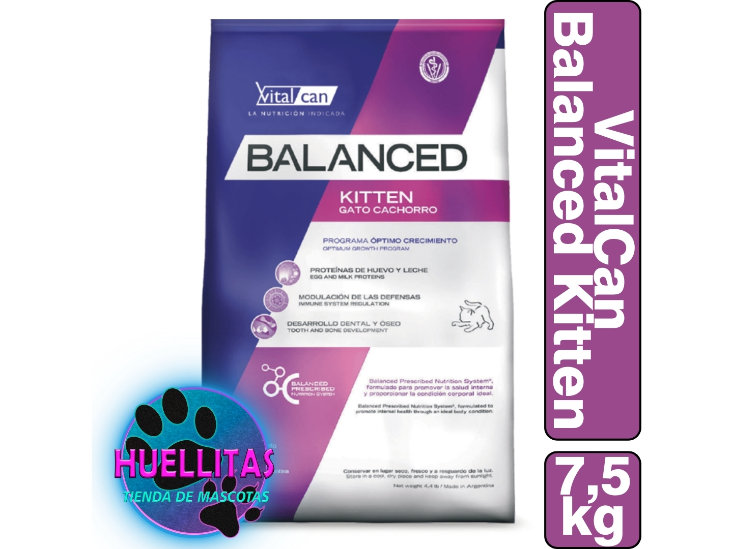 Vitalcan Balanced Gatitos x 7,5 Kg