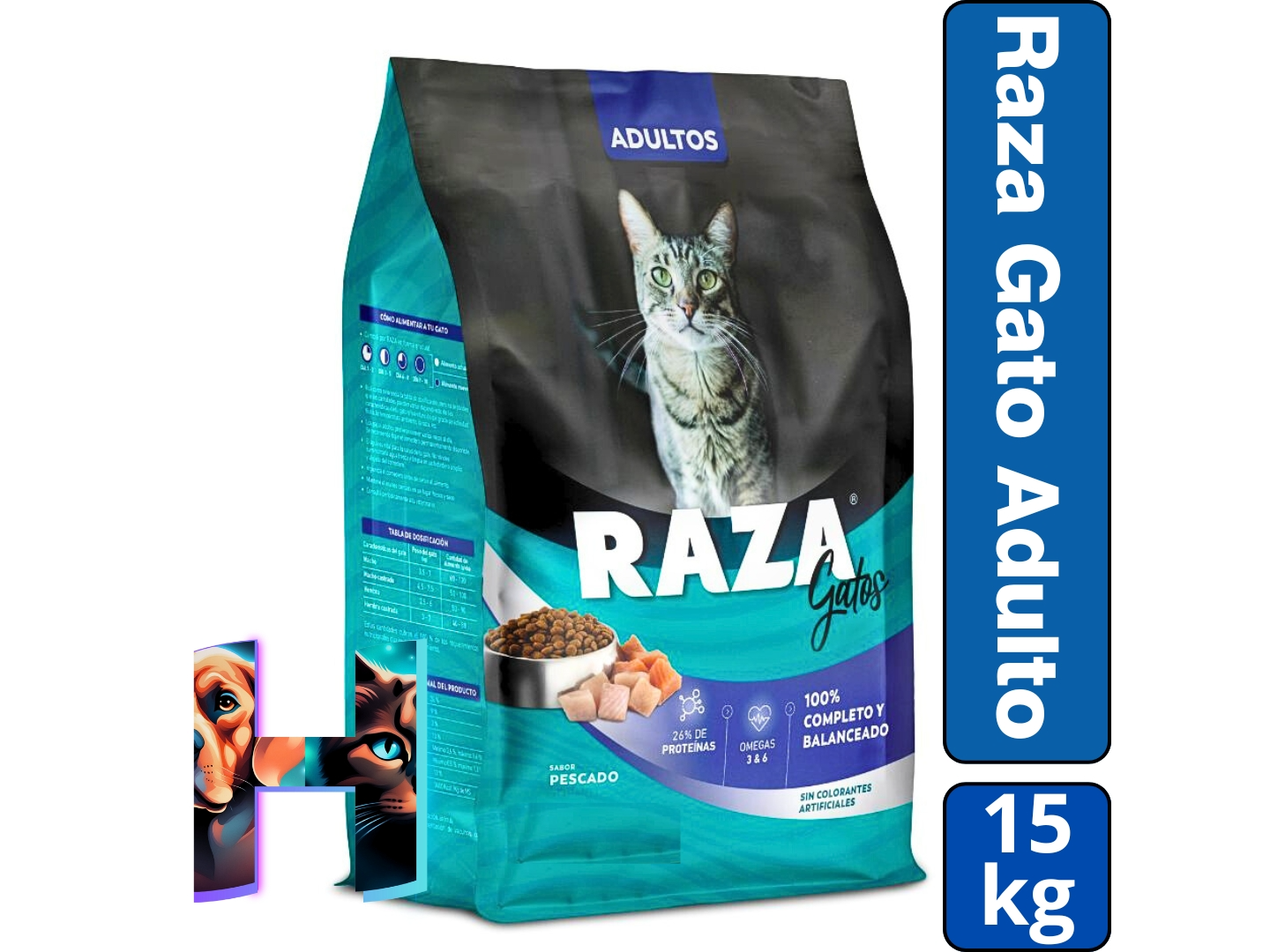 Raza Gato Pescado x15Kg
