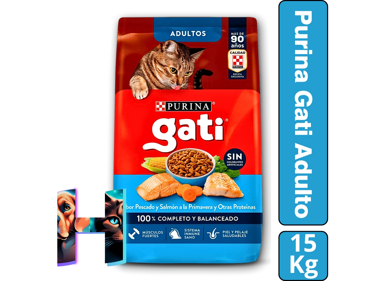 Purina Gati Salmón y Pescado x15Kg