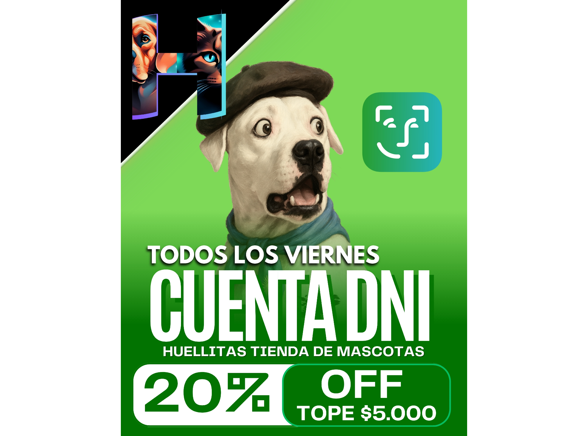 VIERNES CUENTA DNI 20% DE REINTEGRO!