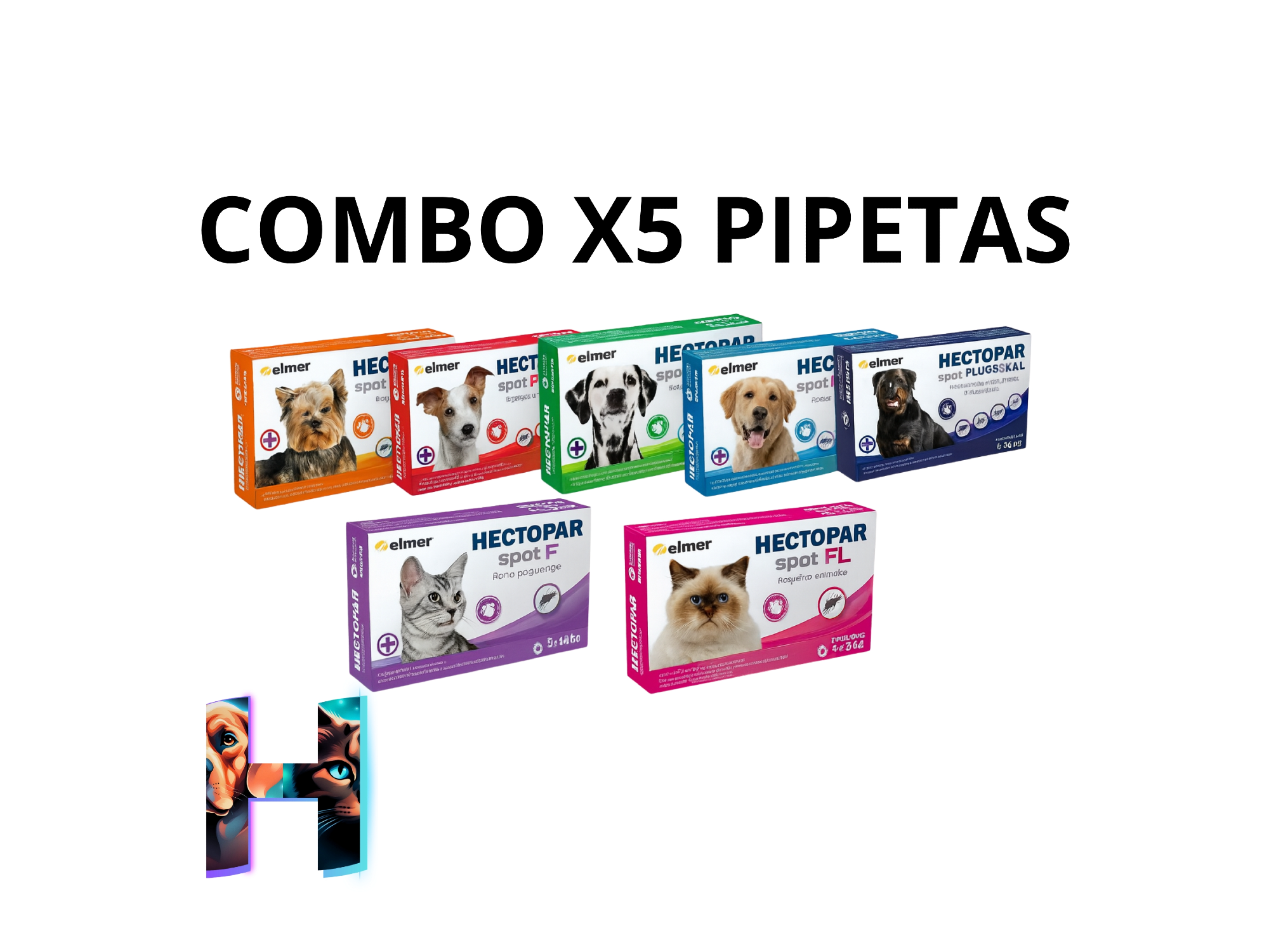 Promo X 5 Pipetas Hectopar Surtidas 15% Off