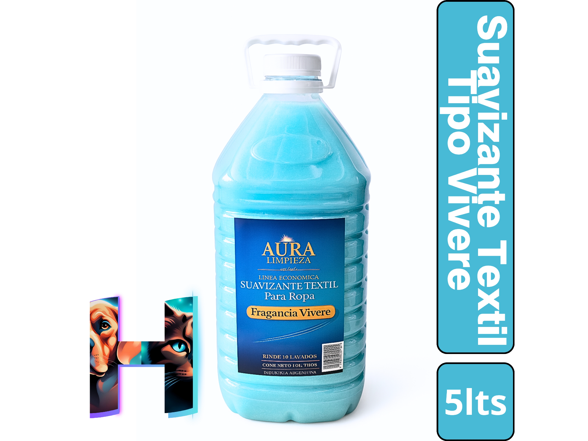 Suavizante Textil Tipo "Víveres" x5lts