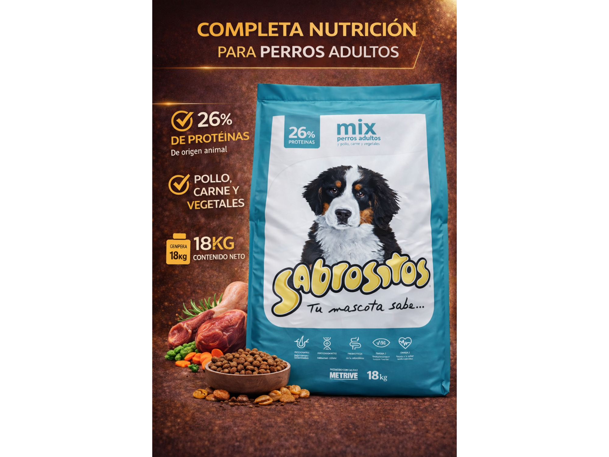 Sabrositos Cachorro Mix 18kg
