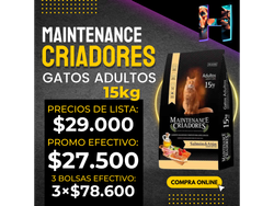 Maintenance Criadores Gato Adulto x15kg