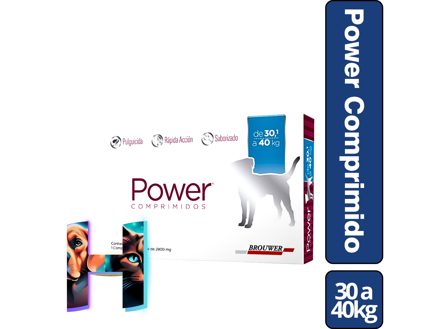 POWER COMPRIMIDOS 30 - 40 kg