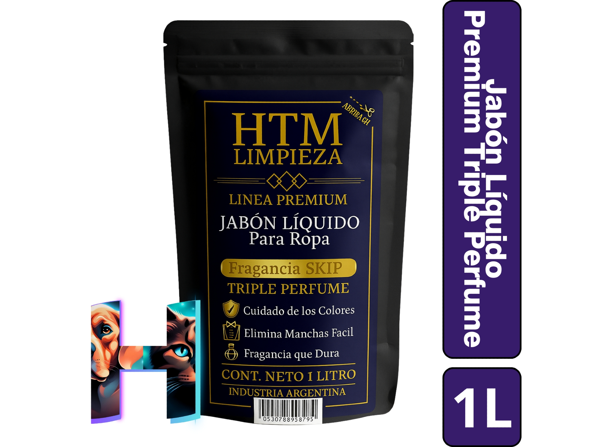 Jabón Líquido Premium Triple Perfume x 1L