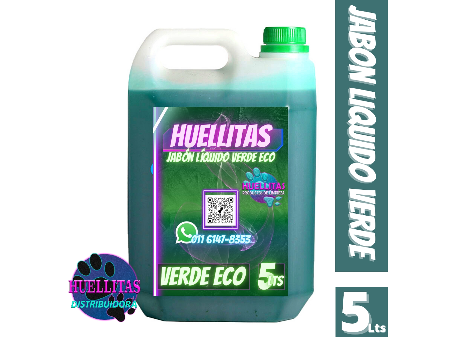 Jabón Liquido Eco Tipo "ARIEL" x5lts
