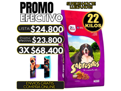 Sabrositos Perro Adulto Mix 20kg + 2kg Grátis