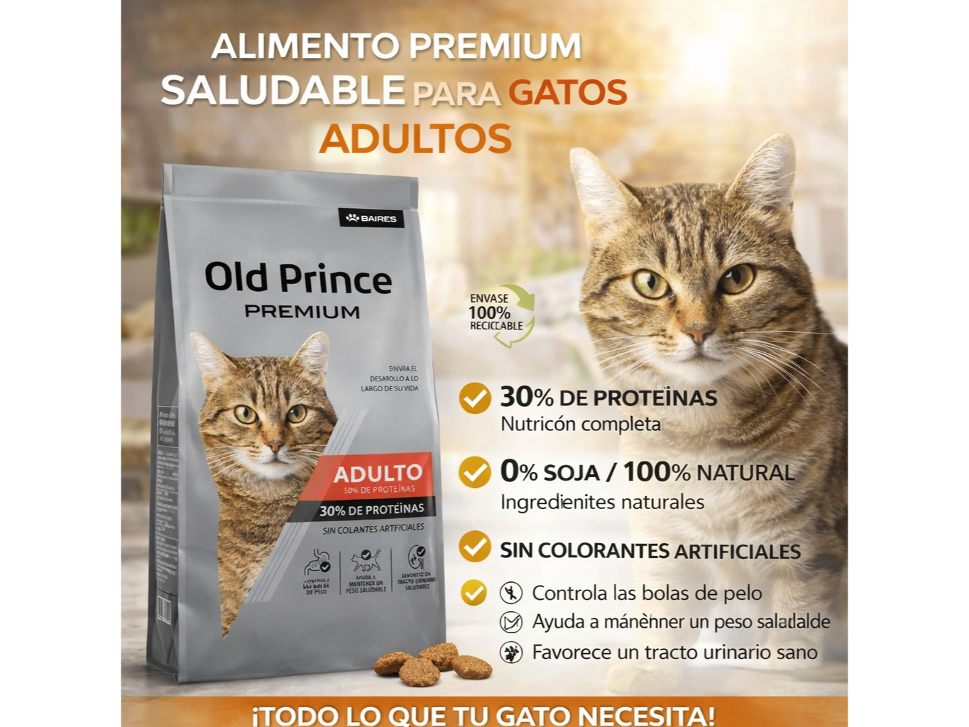 Old Prince Premium Gato 7,5kg