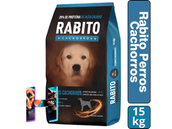 RABITO PERROS CACHORROS 15KG