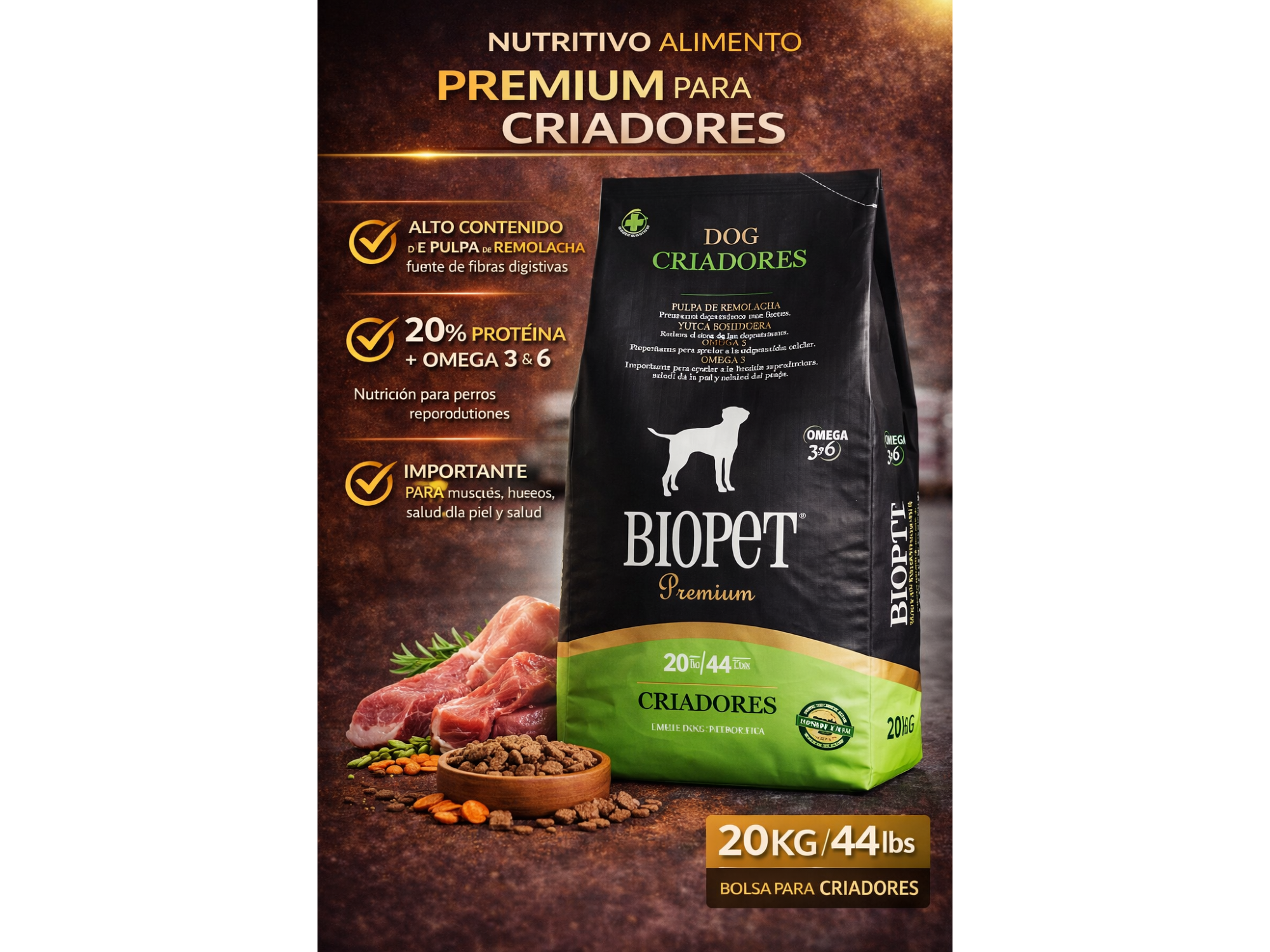 Biopet Criadores Adulto x 20kg