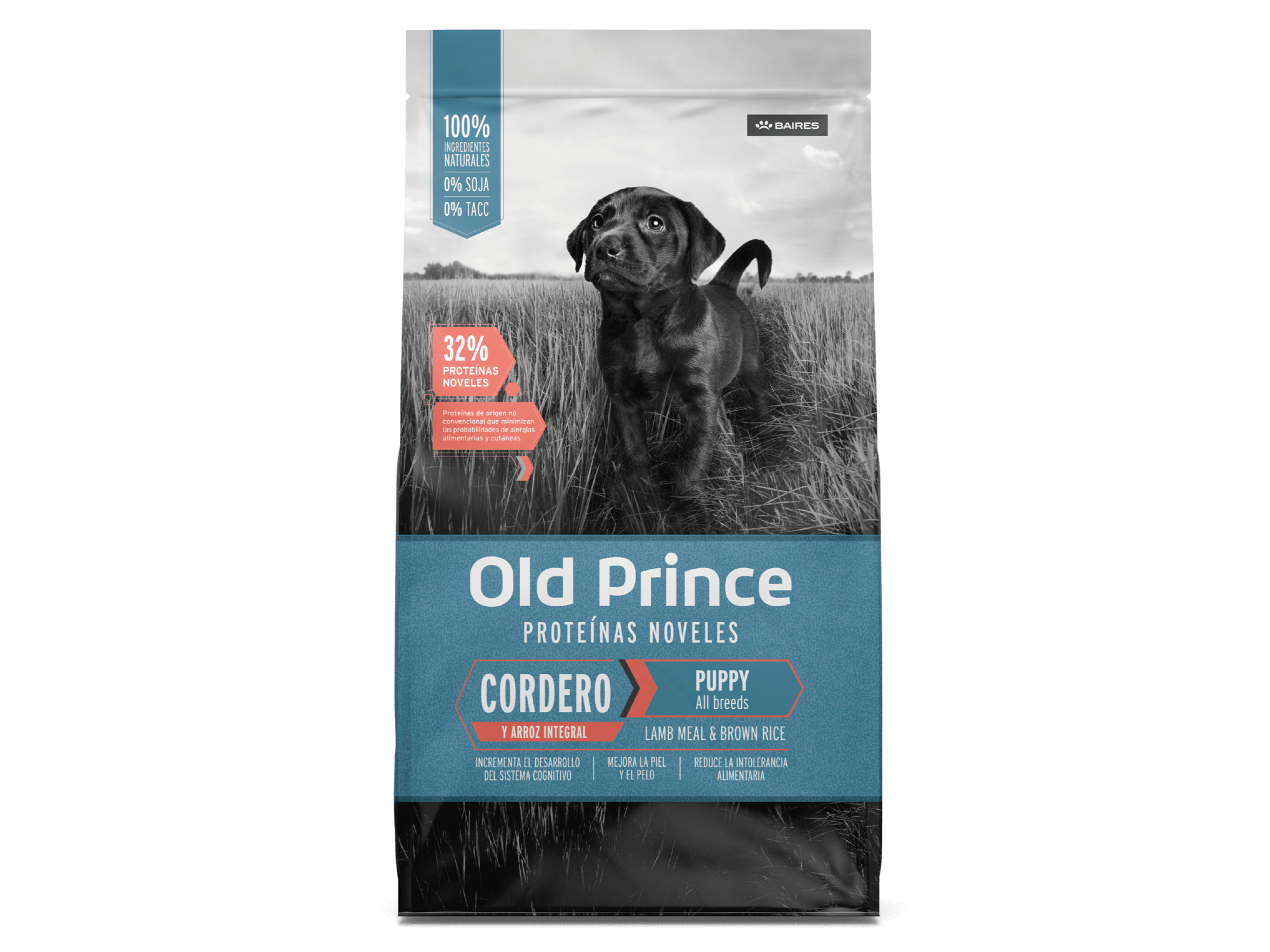 Old Prince Novel Cachorro Cordero y Arroz 1Kg