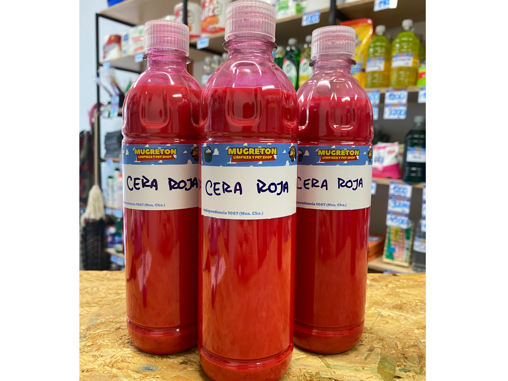 Cera Brillo Directo Roja