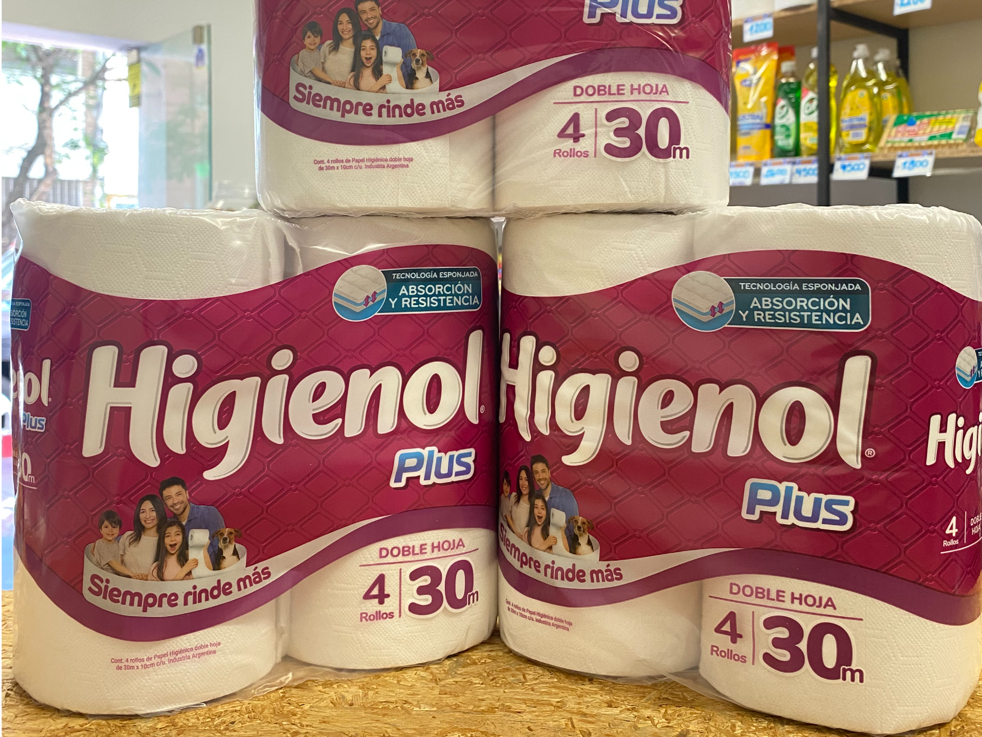 Higienol Plus Hoja Doble 4x30
