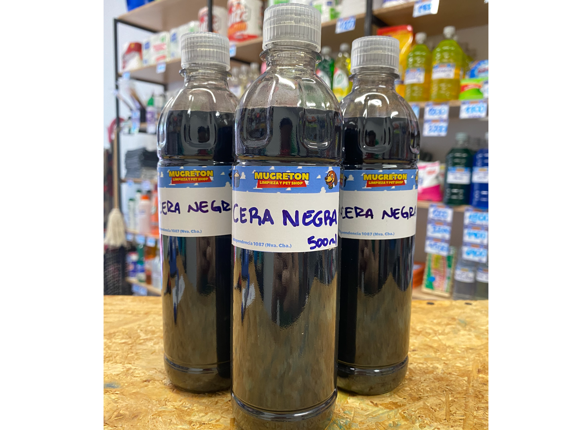 Cera Brillo Directo Negra