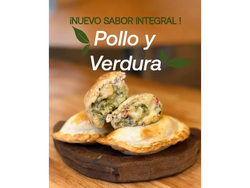 Masa integral pollo y verdura