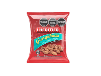 GARRAPIÑADA DE ALMENDRAS LHERITIER X80GR