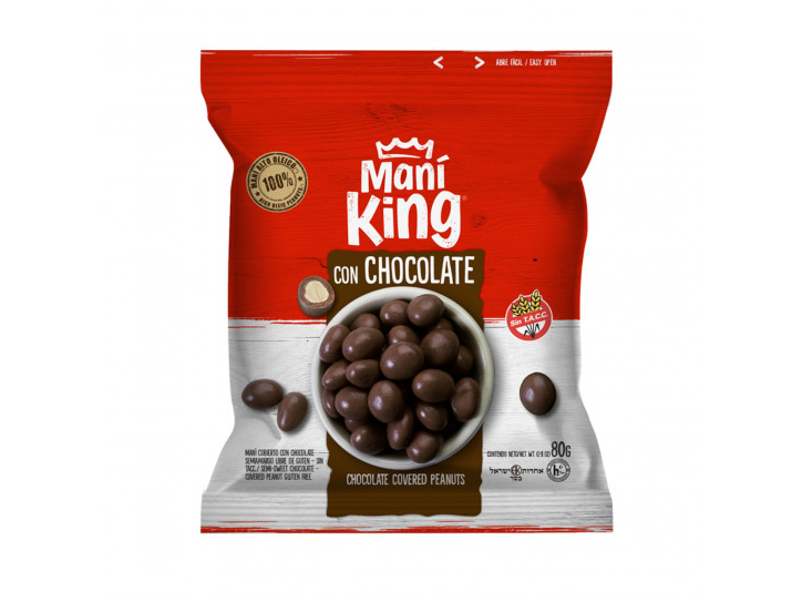 MANI BAÑADO CHOC MANI KING 180x80GR