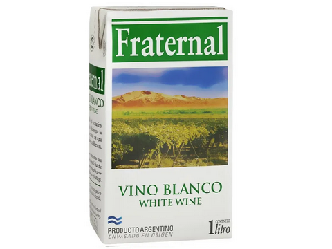 VINO FRATERNAL BLANCO 12X1LTRS
