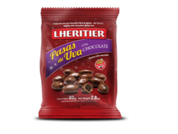 PASAS DE UVA C/CHOC LHERITIER 12X100GR