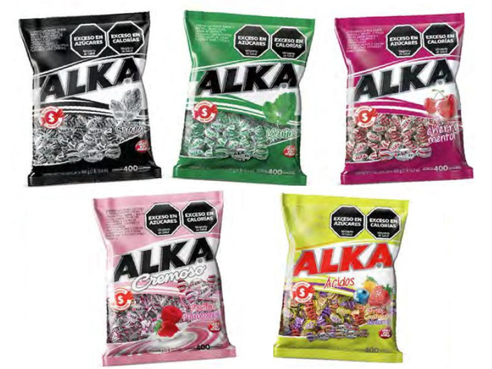 CARAMELOS ALKA X800GR